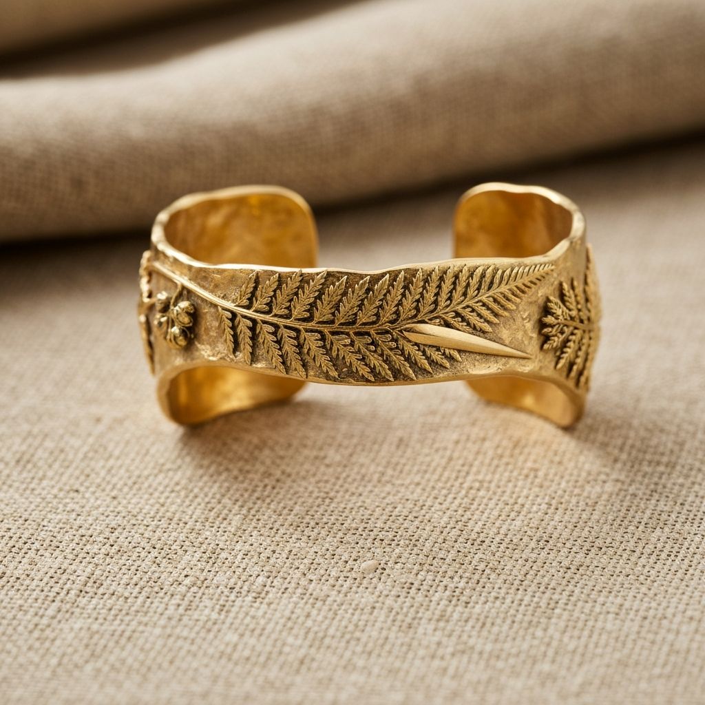 Woodland Fern Cuff